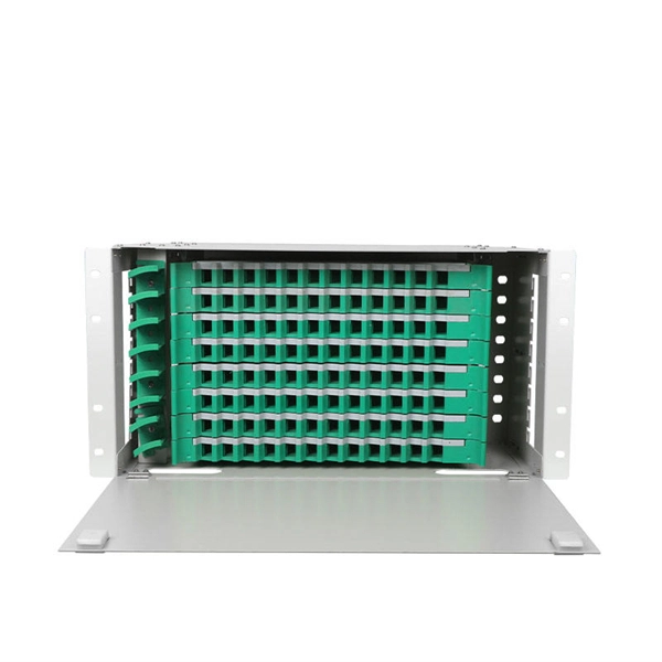 What type of panel should be used for the fiber optic cable outlet 